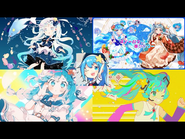 Evolution of the Vocaloid producer irucaice (2014-2024) (145 songs)