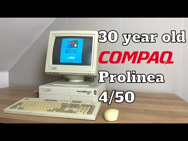 30yr old Compaq Prolinea 4/50
