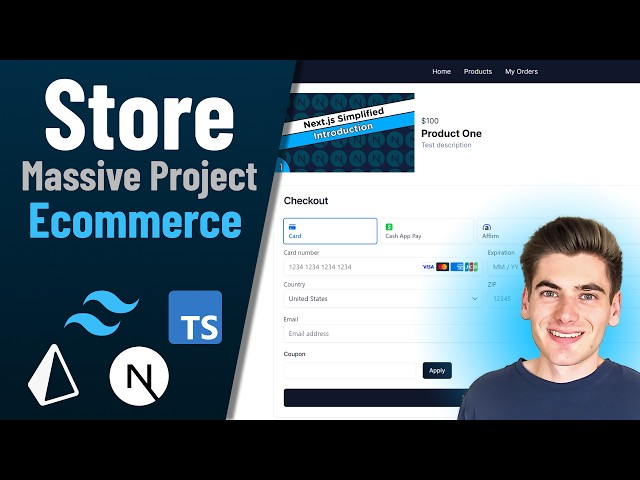 Full Stack Ecommerce Store With Admin Dashboard From Scratch - Next.js, Prisma, Stripe, Tailwind