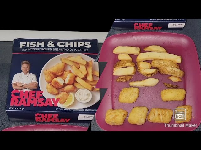 Let's try the chef Ramsay fish and chips!