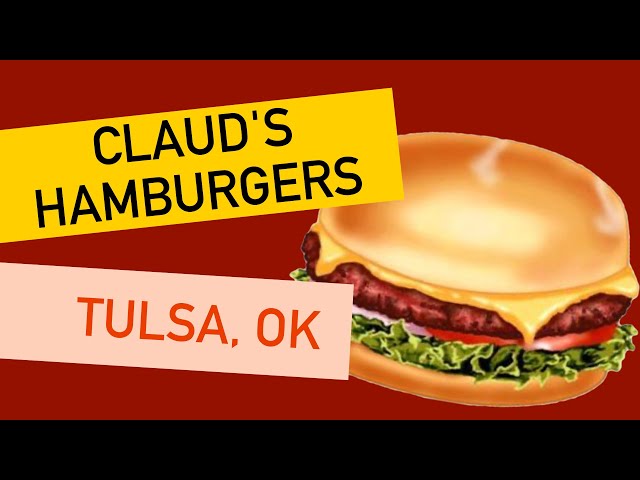 Famous Claud's Hamburgers Best Burger Tulsa OK - TV story from March 1999 Jack Frank TV feature