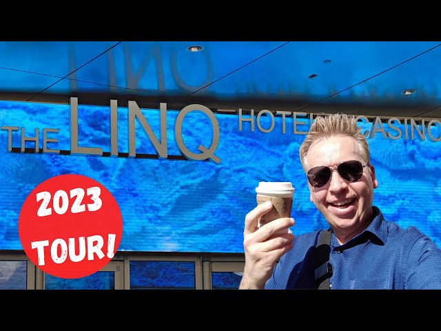 BRAND NEW! THE LINQ HOTEL & CASINO LAS VEGAS 2023 | Where's My Coffee? Where's My Room?