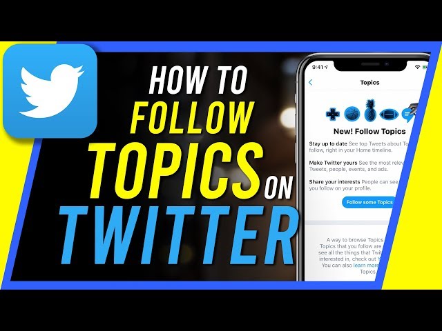 How to Follow Topics on Twitter