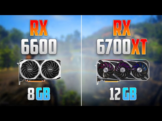 RX 6600 vs RX 6700 XT - How BIG is the Difference?
