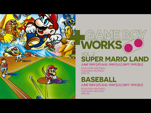 More like "stupor Mario bland," am I right??: Baseball & Super Mario Land | Game Boy Works Vol.2 003