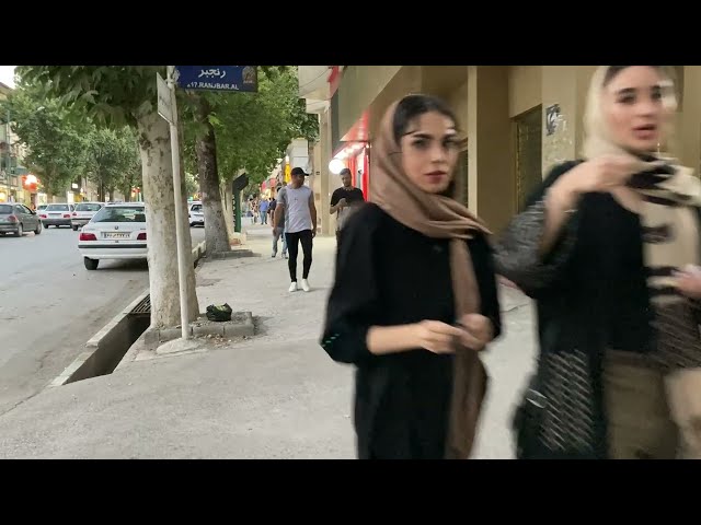 IRAN - Walking Iran Cities | Walking tour at sunset | Kermanshah, Iran 2022