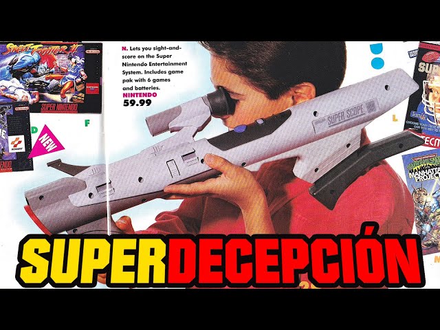 La triste vida del Super Scope de Super Nintendo
