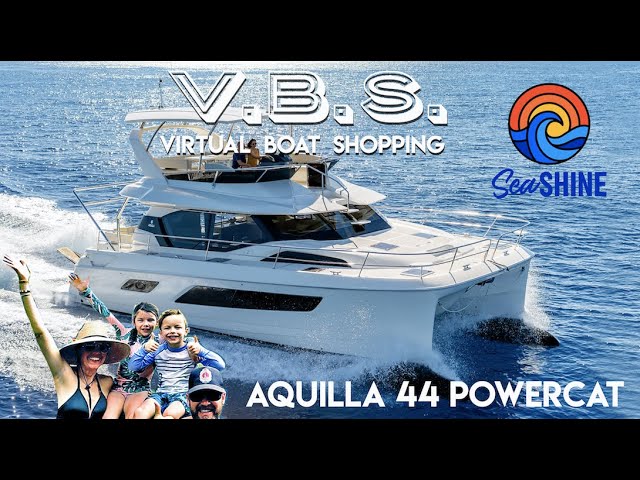 Aquila Power Catamaran Review --Yes? No? Maybe? Virtual Boat Shopping for a Great Loop boat, ep. 13
