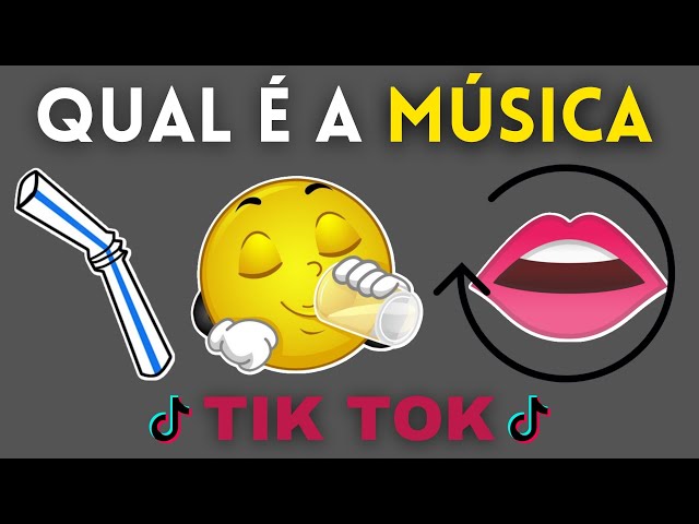 ADIVINHE A MÚSICA DO TIK TOK COM EMOJIS - DESAFIO MUSICAL #39