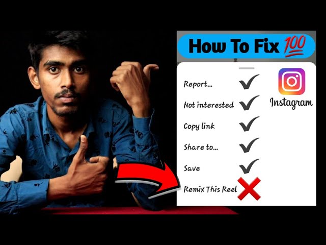 How To Solve remix this reels option not showing | Easy To Fix Remix this reel feature on instagram