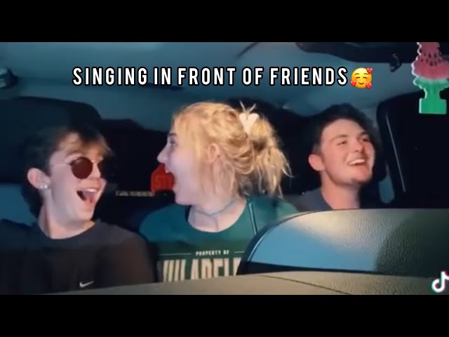 Singing In Front Of Friends Priceless Reaction Compilation😍