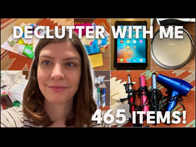 Getting rid of 465 items in 30 days  | HUGE 30-DAY declutter challenge