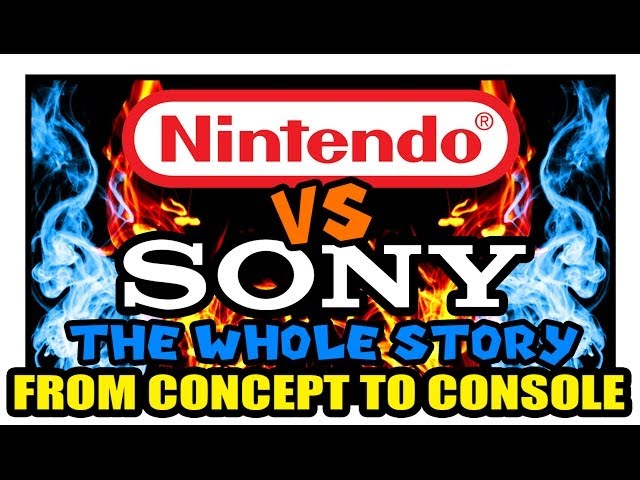 Nintendo Vs Sony Full History! - The Whole Story! - From Concept to Console