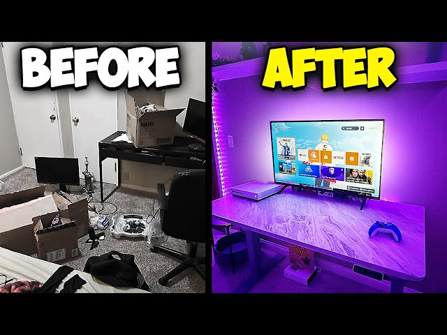 Transforming My Old Messy Setup into My Dream Console Setup!