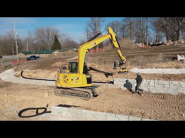 Crystal Township Park Construction Feburary 29 2024
