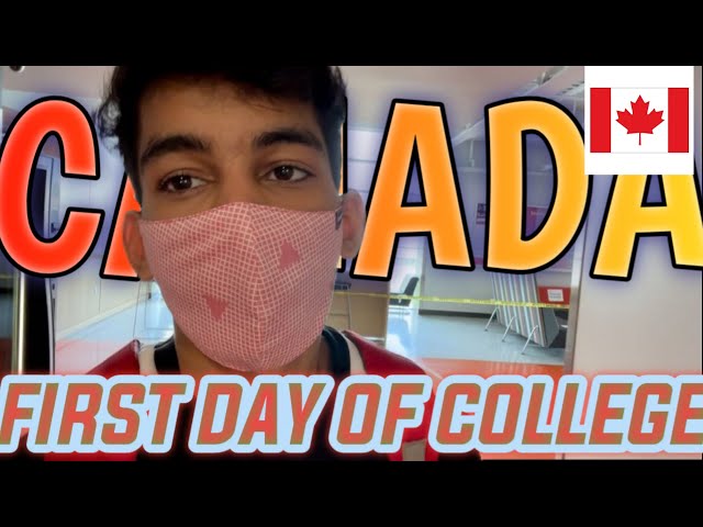 First Day Of College In CANADA | Seneca College | Downtown Toronto