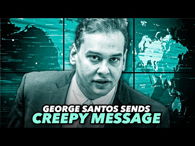 George Santos Sends Out Creepy Message As House Prepares To Vote To Expel Him