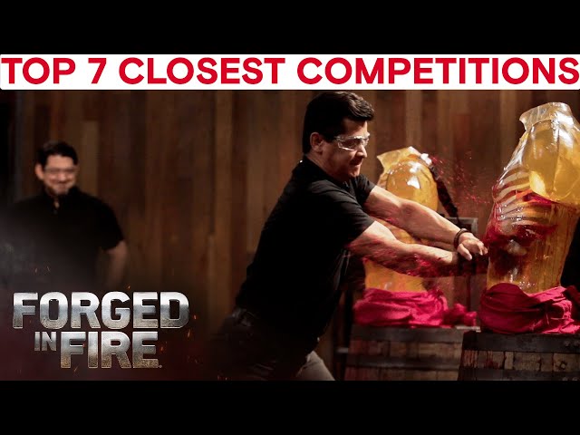 Forged in Fire: TOP 7 CLOSEST COMPETITIONS OF ALL TIME