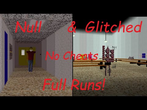 Baldi's Basics Classic Remastered: Null and Glitch Modes (No Cheats) | Tips and Endings