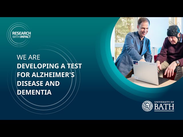 Research with Impact: Developing a test for Alzheimer's disease and dementia