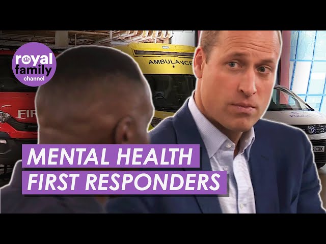 Prince William Talks Mental Health With The Emergency Services