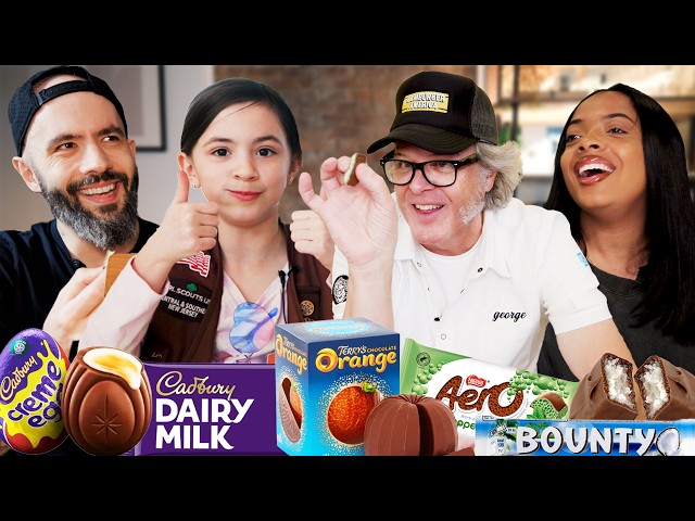 Americans try British Chocolate for the first time!
