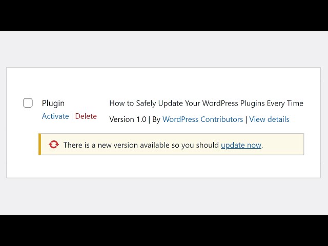 How to Safely Update Your WordPress Plugins Every Time