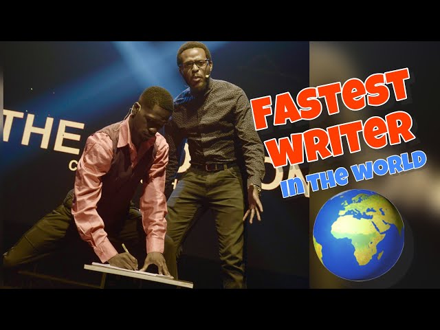 FASTEST WRITER IN THE WORLD