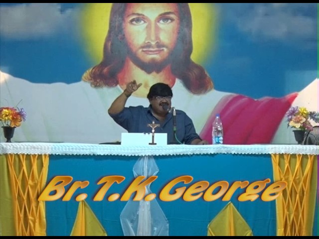 at Divine Call Centre Mulki ,Br.T.K George preaching Word of GOD