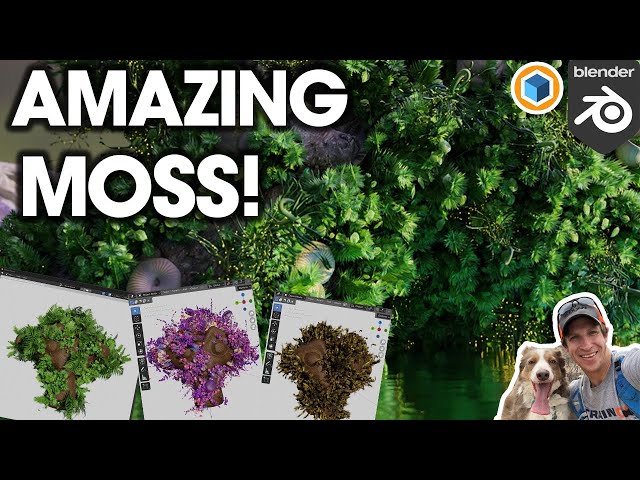 This Moss Add-On for Blender is AMAZING!