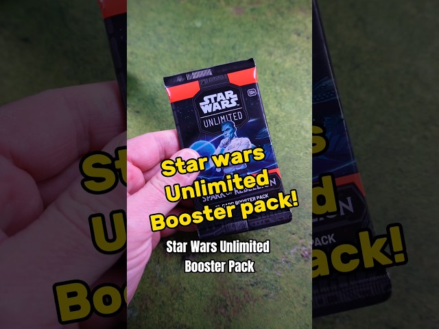 Star Wars Unlimited Booster pack!