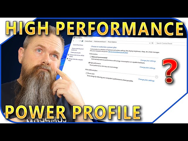 High Performance Power Plan vs Balanced Power Plan