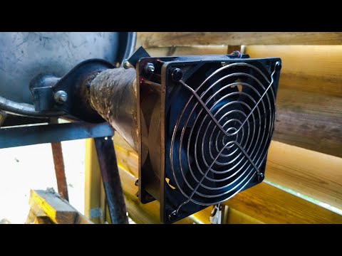 Forge fan build - Made with computer 12V fan.