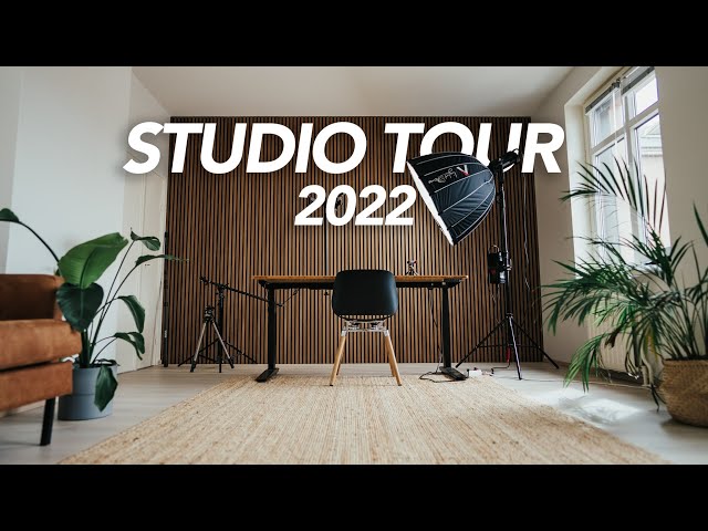 My Youtube Studio Tour 2022 - Minimalist, Functional & Scandinavian