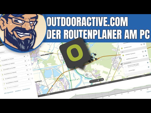 Routenplanung mit Outdooractive am PC