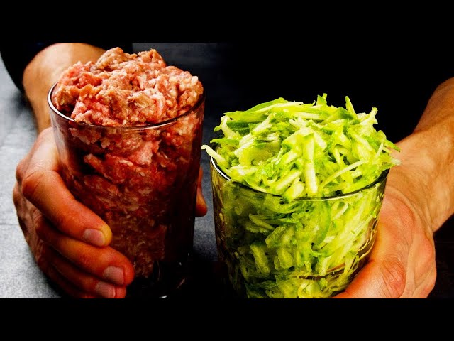 Delicious And Unique! A Glass Of Ground Meat And Zucchini! 3 Recipes For Everyday!