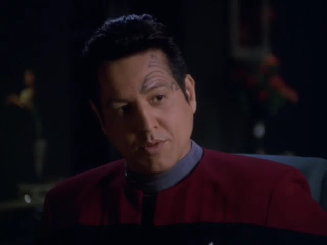 Commander Chakotay brings up Ensign Kim's Reprimand