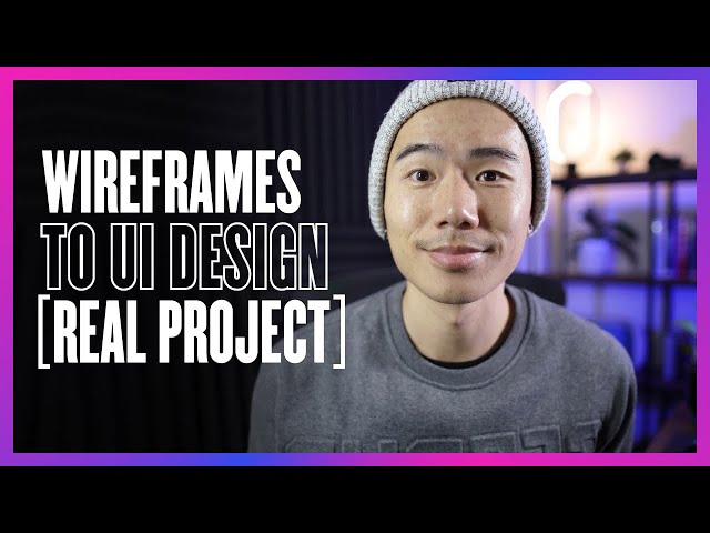 Real UX Project: From Data, Wireframes to UI Design Process