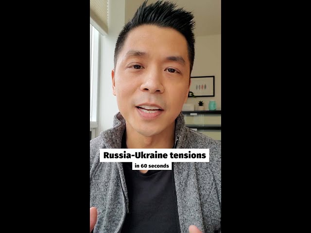 Russia-Ukraine tensions in 60 seconds 🇷🇺 🇺🇦 #shorts
