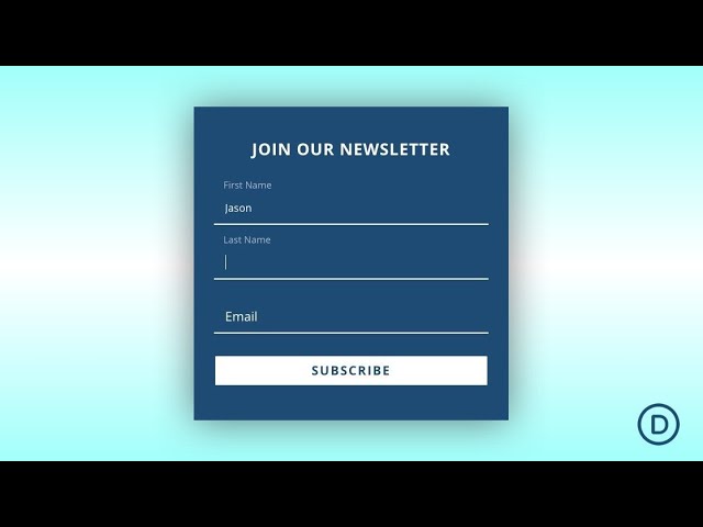How to Add Floating Labels to Form Fields in Divi