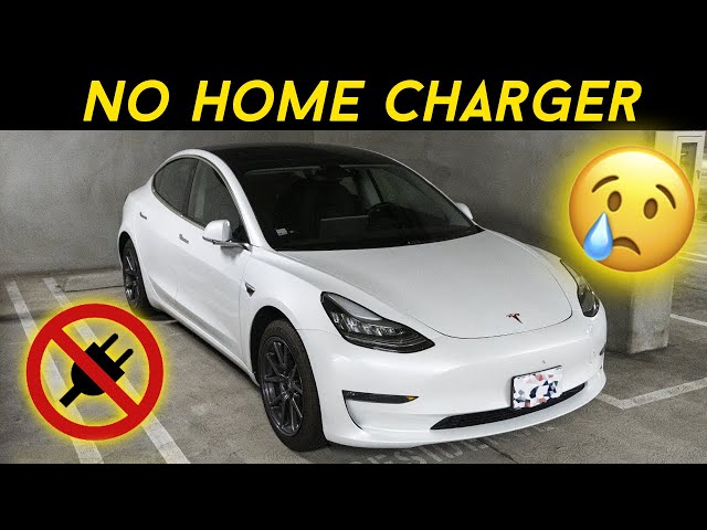 Living WITHOUT a Home Charger - Tesla Model 3 Standard Range Plus