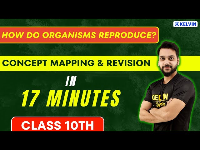 HOW DO ORGANISMS REPRODUCE? in 17 Minutes | Science Chapter 8 | Class 10th CBSE Board