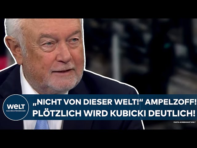 WOLFGANG KUBICKI: "Nicht von dieser Welt!" FDP-Vize weist Vorwurf der Ampelbruch-Provokation zurück!