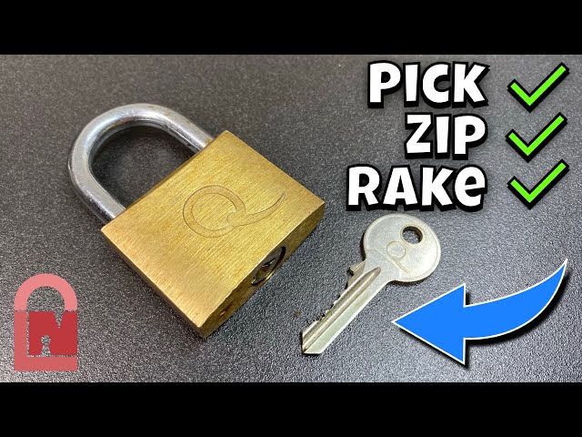 Pick, Zip and Rake - Squire QB50 Padlock