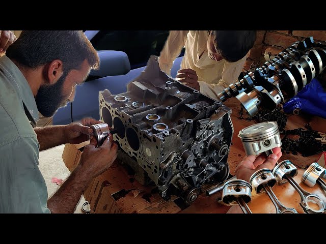 Restoration Process of 1600cc Car Engine | Mitsubishi Lancer Engine Repairing Process