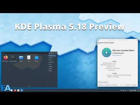 KDE Plasma 5.18 Preview
