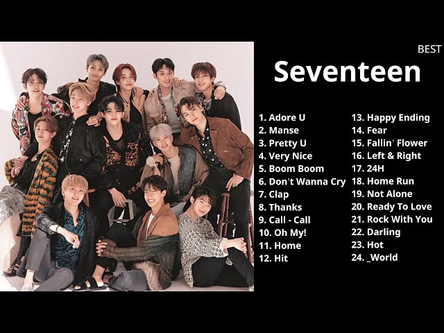 Seventeen Best Songs Playlist  (2023 updated) audio
