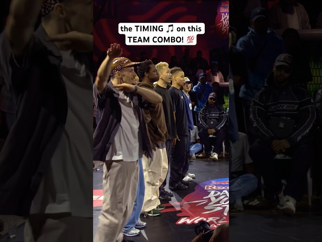 when they hit the SLO-MO ➡️ at the end! 💥 TEAM Insane Brains @ BUILD YOUR TEAM 💪 #redbulldance