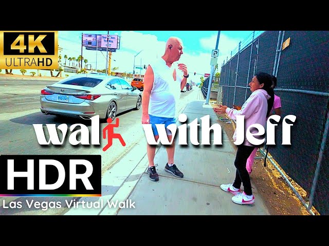 What's beyond the Las Vegas Strip? Walk With Jeff | 4K HDR