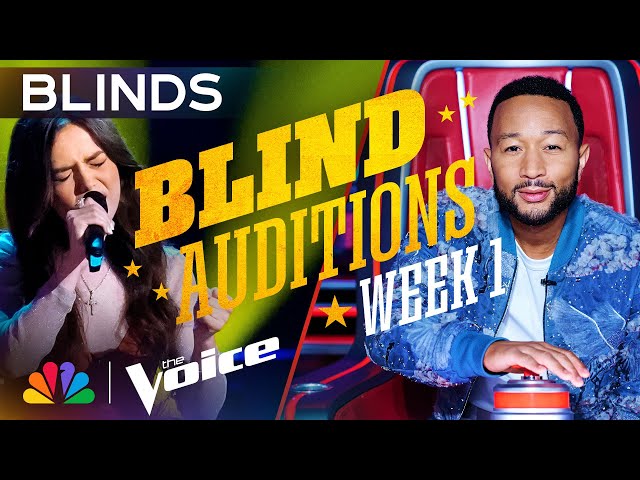 The Best Performances from the First Week of Blind Auditions | The Voice | NBC